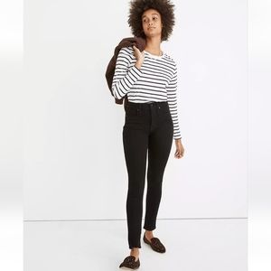 NWT madewell black High- Rise skinny Jeans
